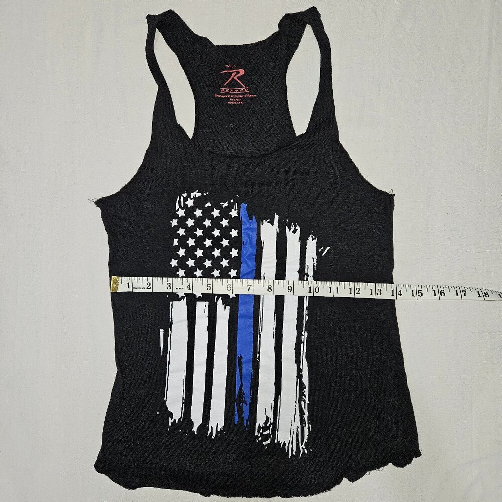 Rothco women's tank top - thin blue line size small
